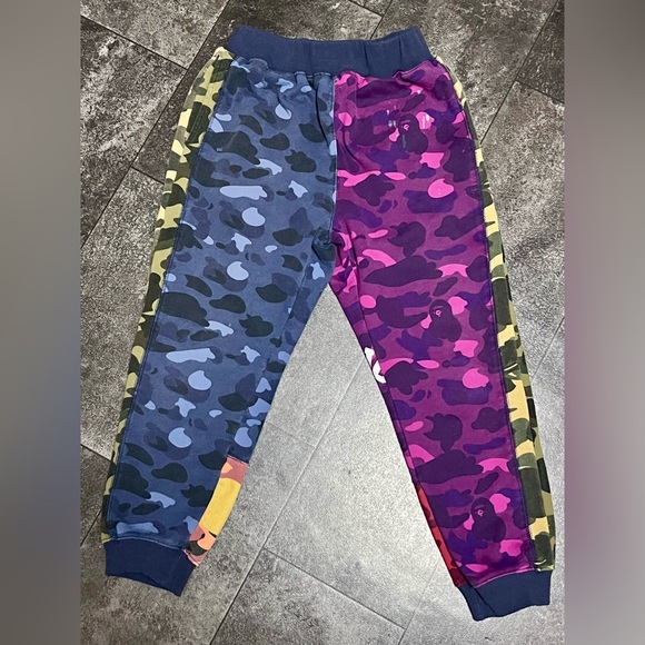 Traded* BAPE Camo Mix Pull on Joggers - The Bathing Ape - Picture 2 of 11